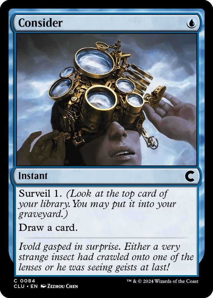 Image for Consider (84) (CLU) - Magic: The Gathering