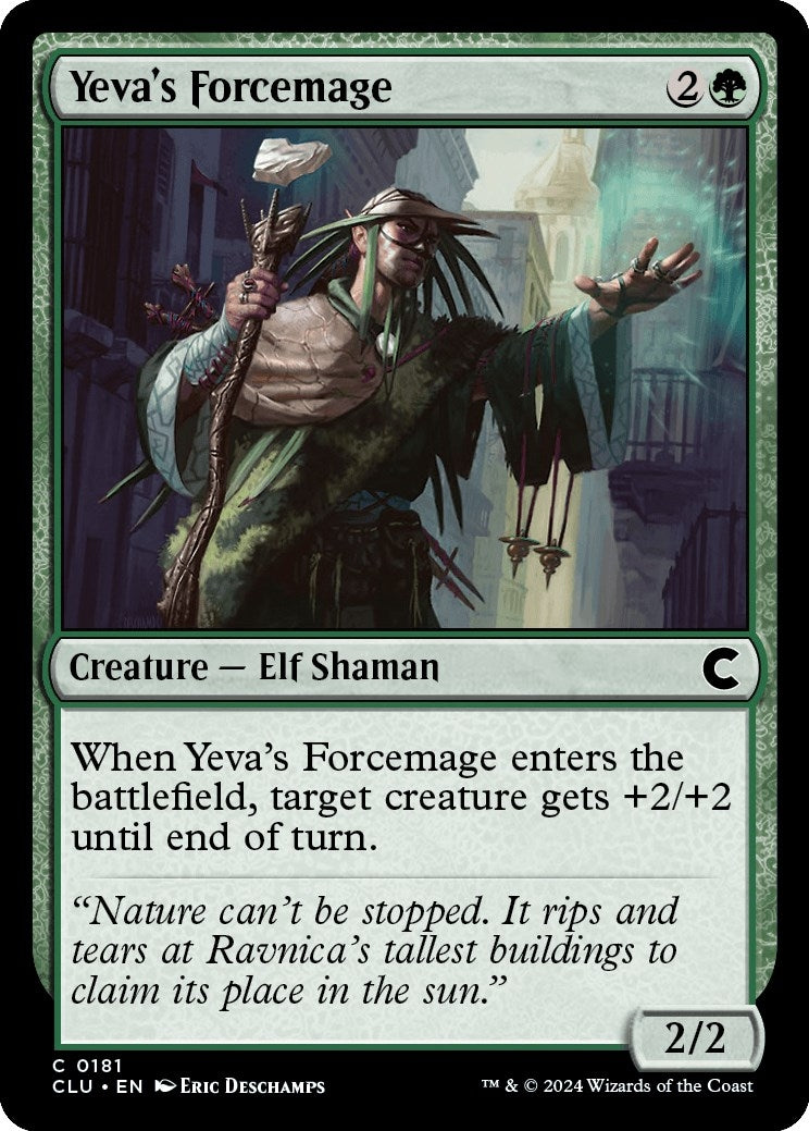 Image for Yeva's Forcemage (181) (CLU) - Magic: The Gathering