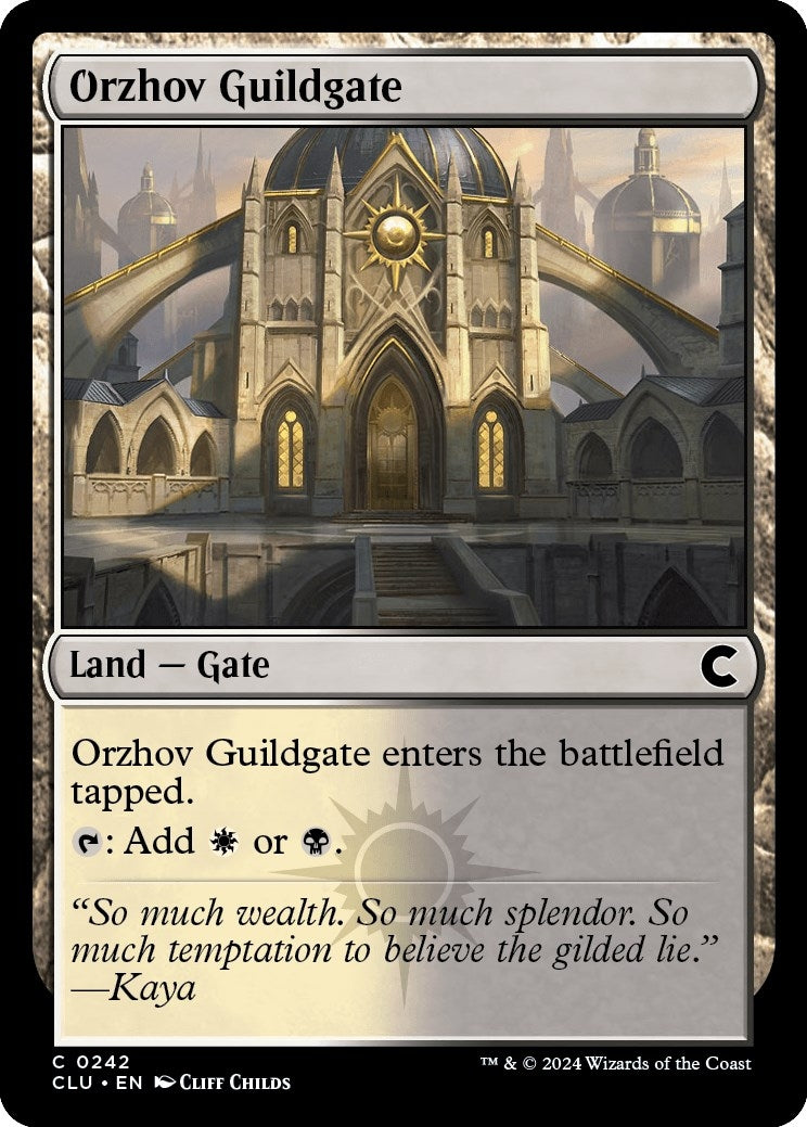 Image for Orzhov Guildgate (242) (CLU) - Magic: The Gathering