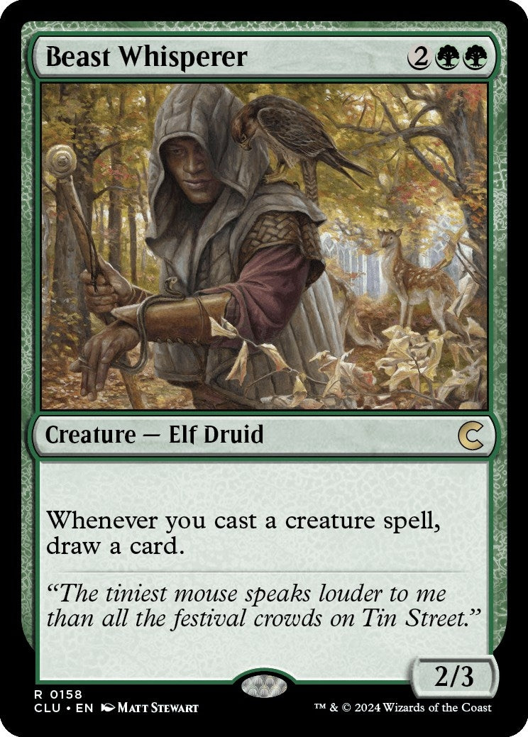 Image for Beast Whisperer (158) (CLU) - Magic: The Gathering