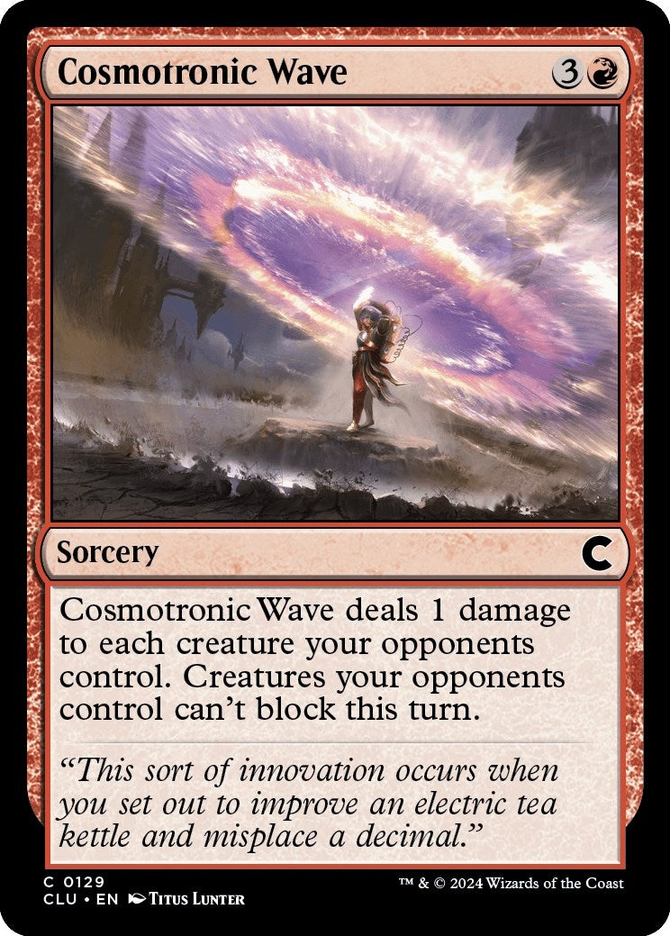 Image for Cosmotronic Wave (129) (CLU) - Magic: The Gathering