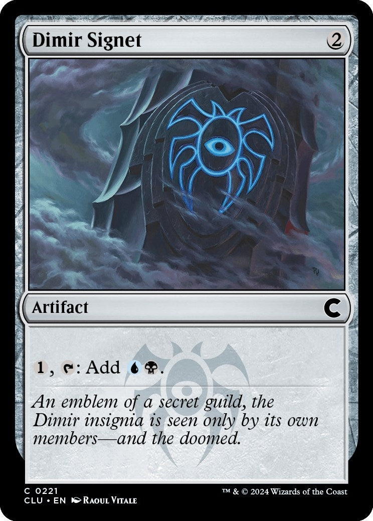 Image for Dimir Signet (221) (CLU) - Magic: The Gathering