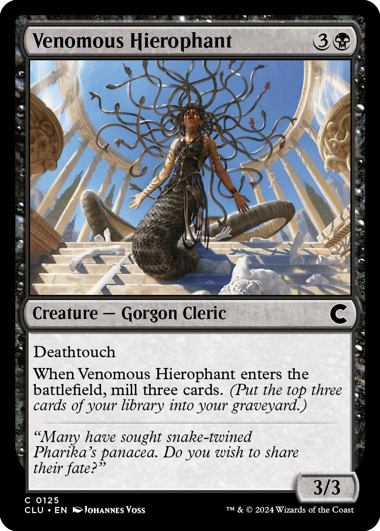 Image for Venomous Hierophant (125) (CLU) - Magic: The Gathering
