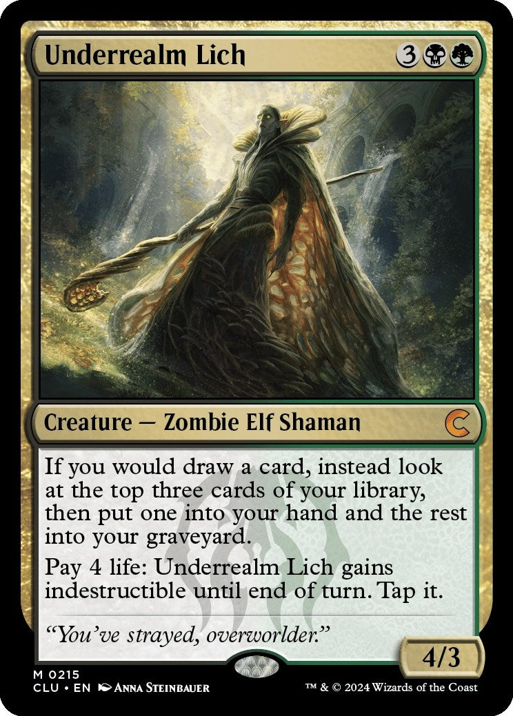 Image for Underrealm Lich (215) (CLU) - Magic: The Gathering