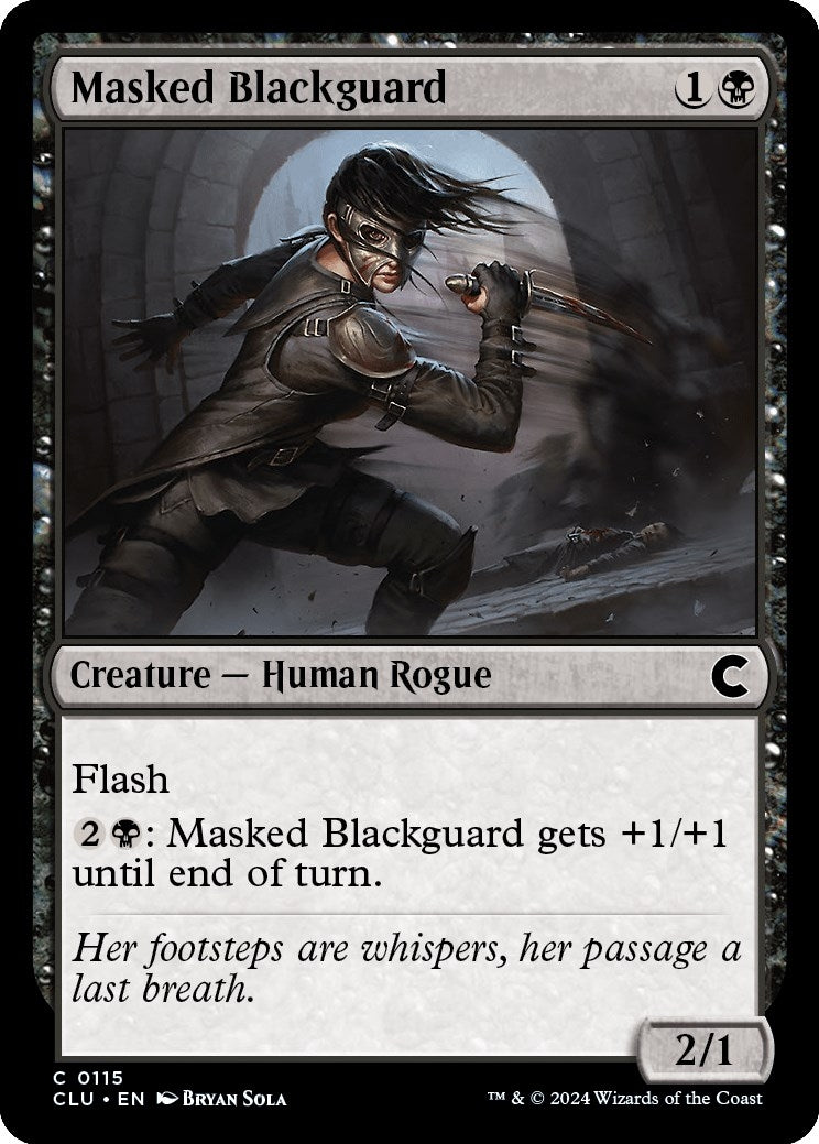 Image for Masked Blackguard (115) (CLU) - Magic: The Gathering