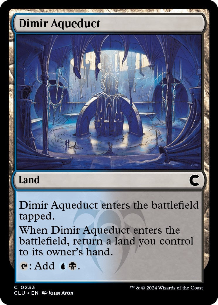 Image for Dimir Aqueduct (233) (CLU) - Magic: The Gathering