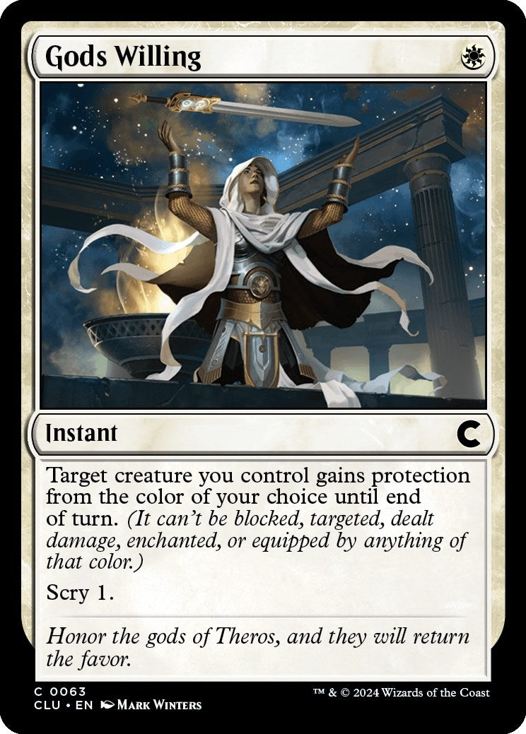 Image for Gods Willing (63) (CLU) - Magic: The Gathering