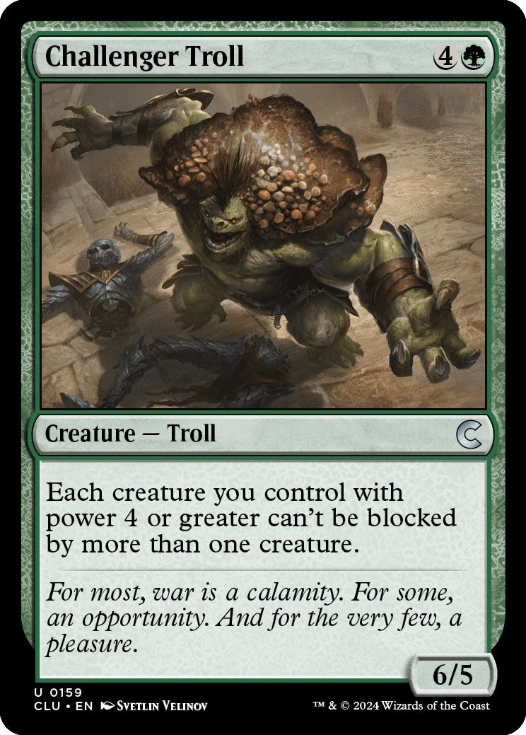 Image for Challenger Troll (159) (CLU) - Magic: The Gathering