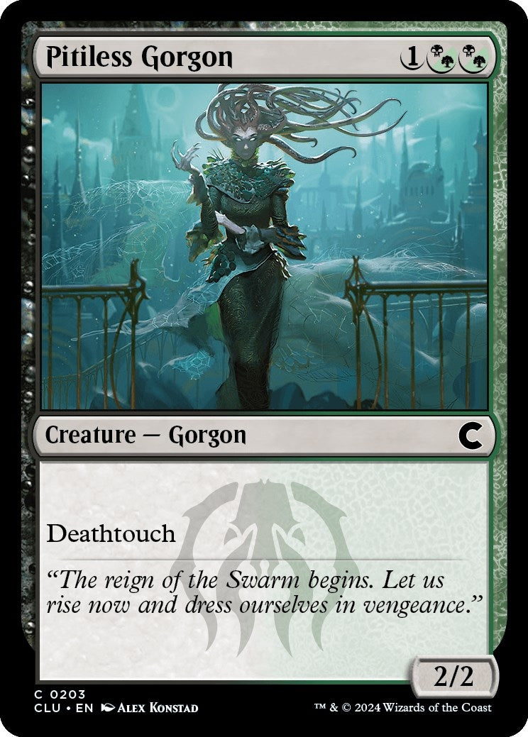 Image for Pitiless Gorgon (203) (CLU) - Magic: The Gathering
