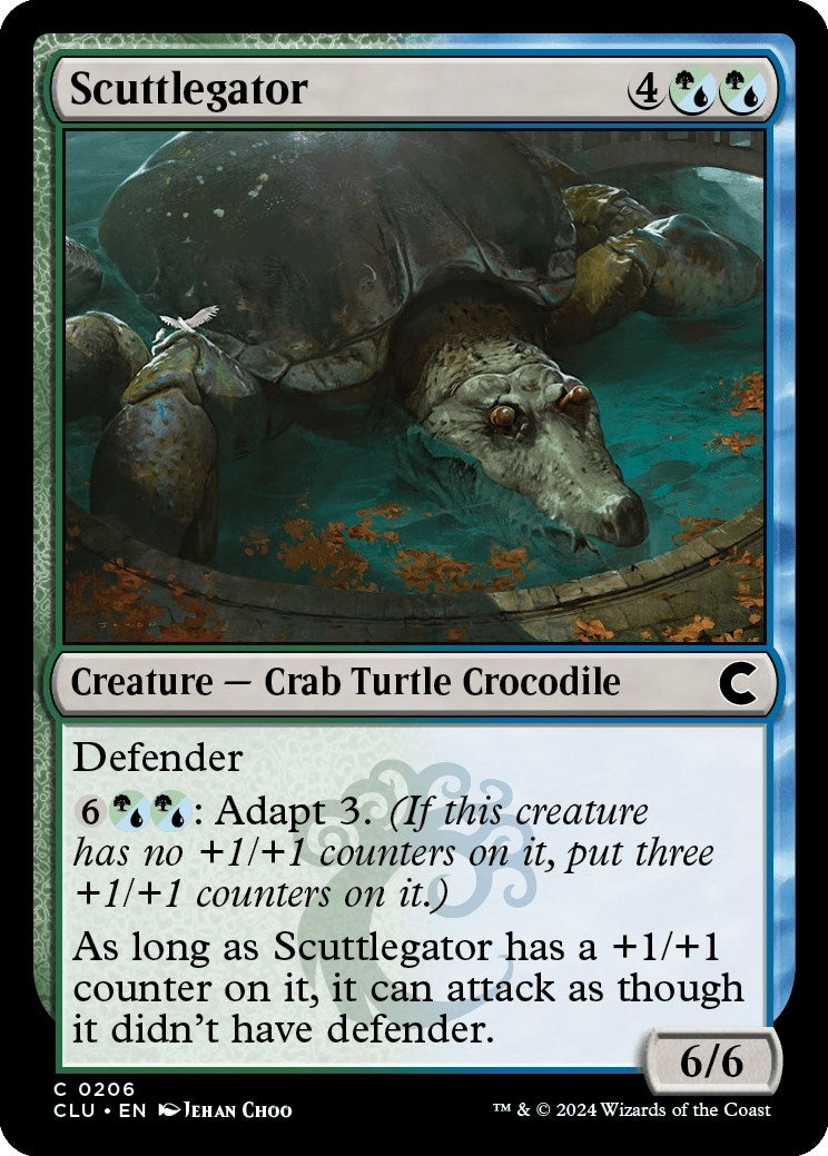Image for Scuttlegator (206) (CLU) - Magic: The Gathering