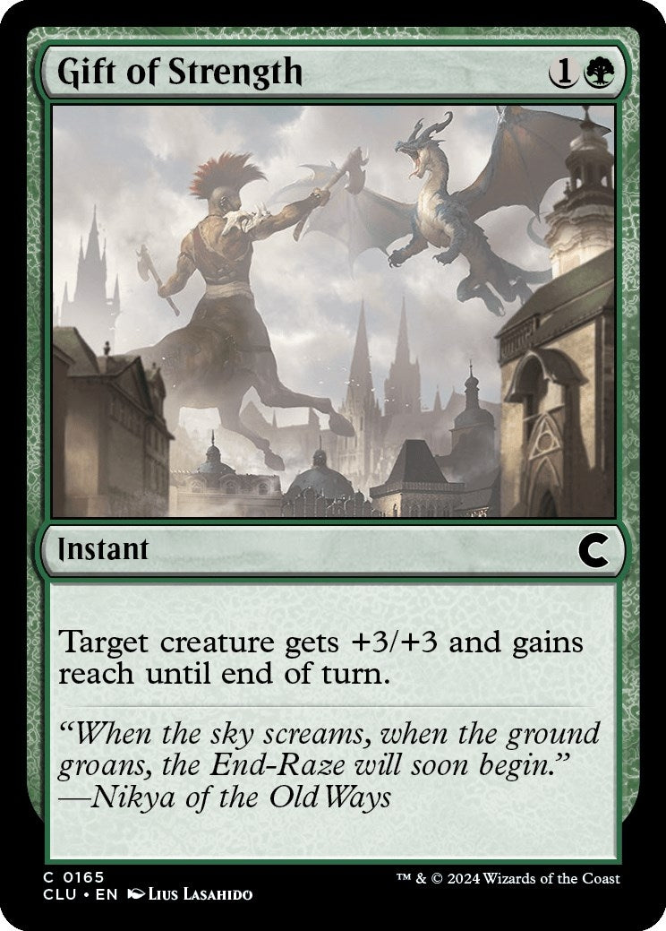 Image for Gift of Strength (165) (CLU) - Magic: The Gathering