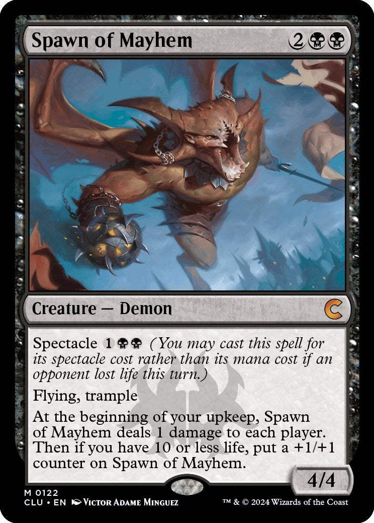 Image for Spawn of Mayhem (122) (CLU) - Magic: The Gathering