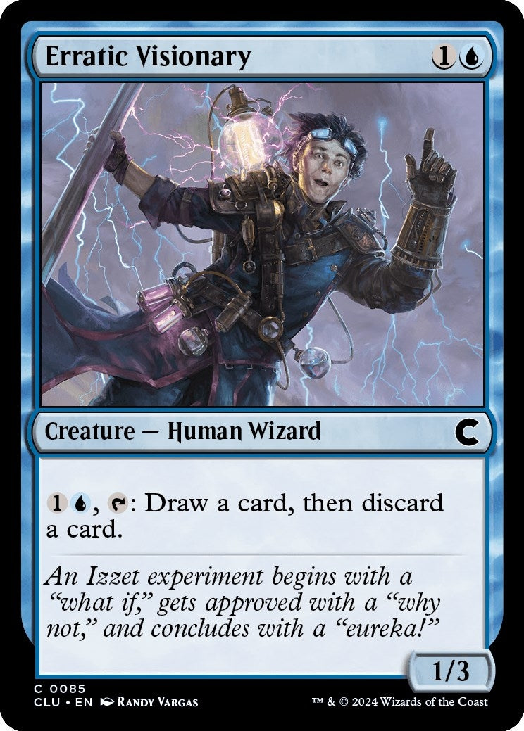 Image for Erratic Visionary (85) (CLU) - Magic: The Gathering