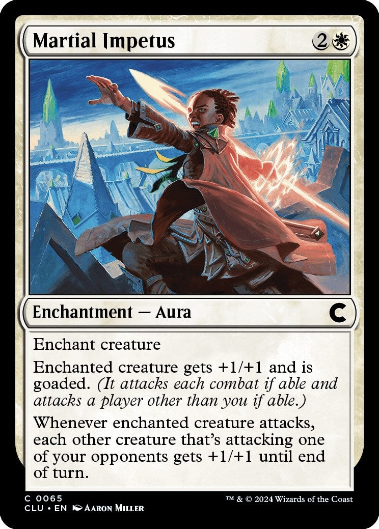 Image for Martial Impetus (65) (CLU) - Magic: The Gathering