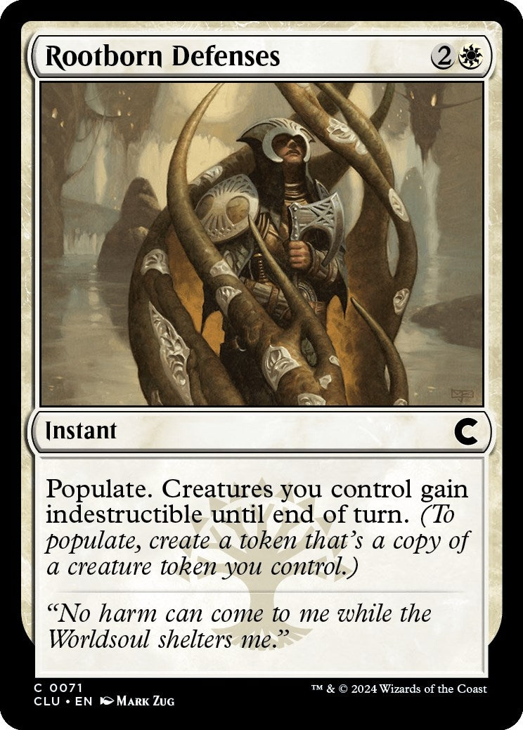 Image for Rootborn Defenses (71) (CLU) - Magic: The Gathering