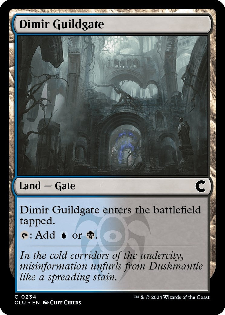 Image for Dimir Guildgate (234) (CLU) - Magic: The Gathering