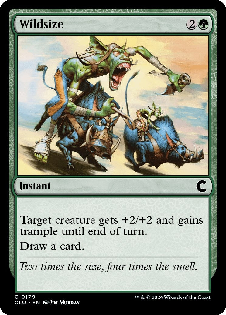 Image for Wildsize (179) (CLU) - Magic: The Gathering
