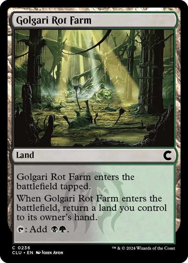 Image for Golgari Rot Farm (236) (CLU) - Magic: The Gathering