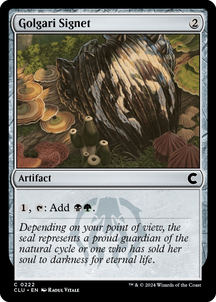 Image for Golgari Signet (222) (CLU) - Magic: The Gathering