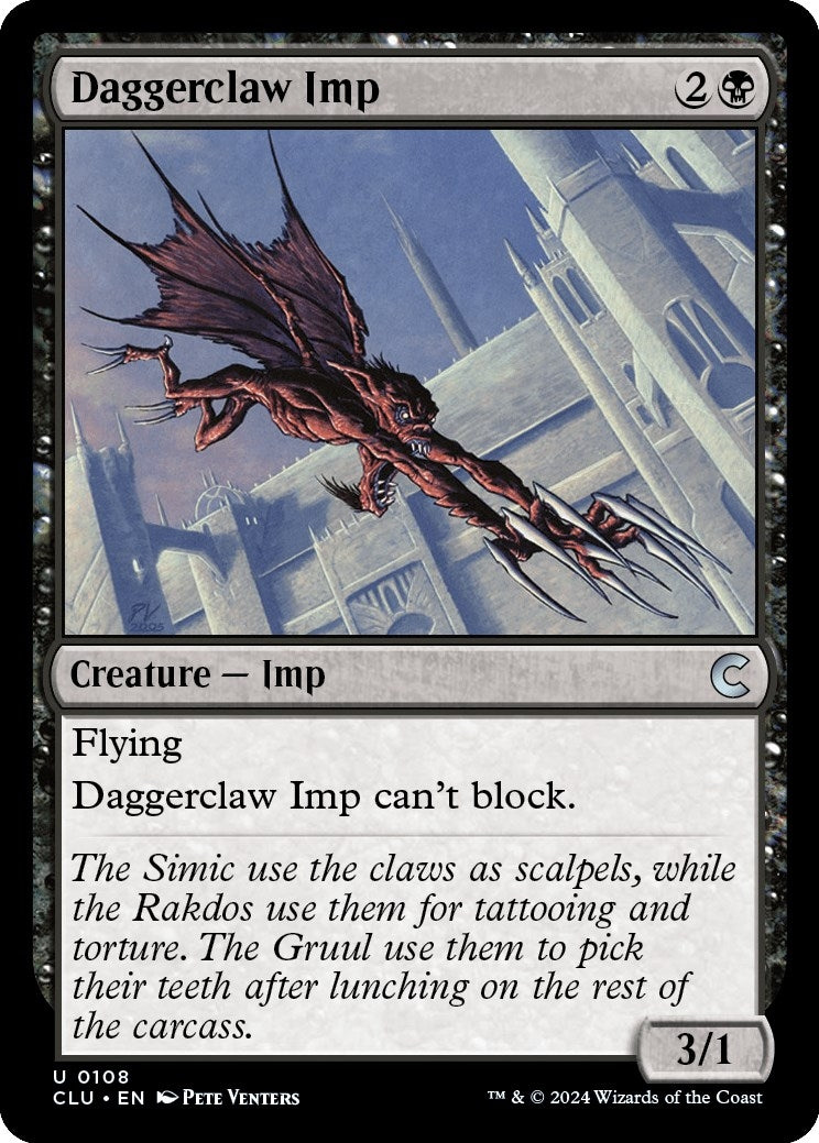 Image for Daggerclaw Imp (108) (CLU) - Magic: The Gathering