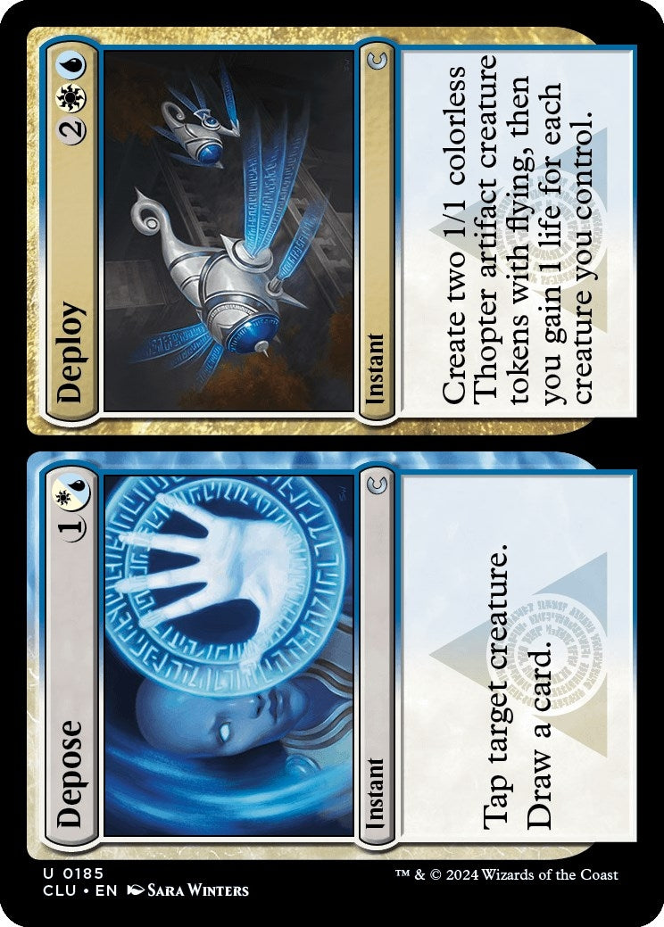 Image for Depose // Deploy (185) (CLU) - Magic: The Gathering