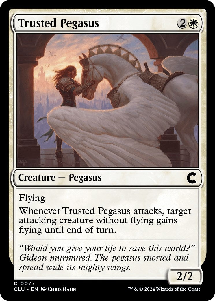 Image for Trusted Pegasus (77) (CLU) - Magic: The Gathering