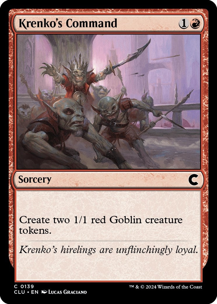 Image for Krenko's Command (139) (CLU) - Magic: The Gathering
