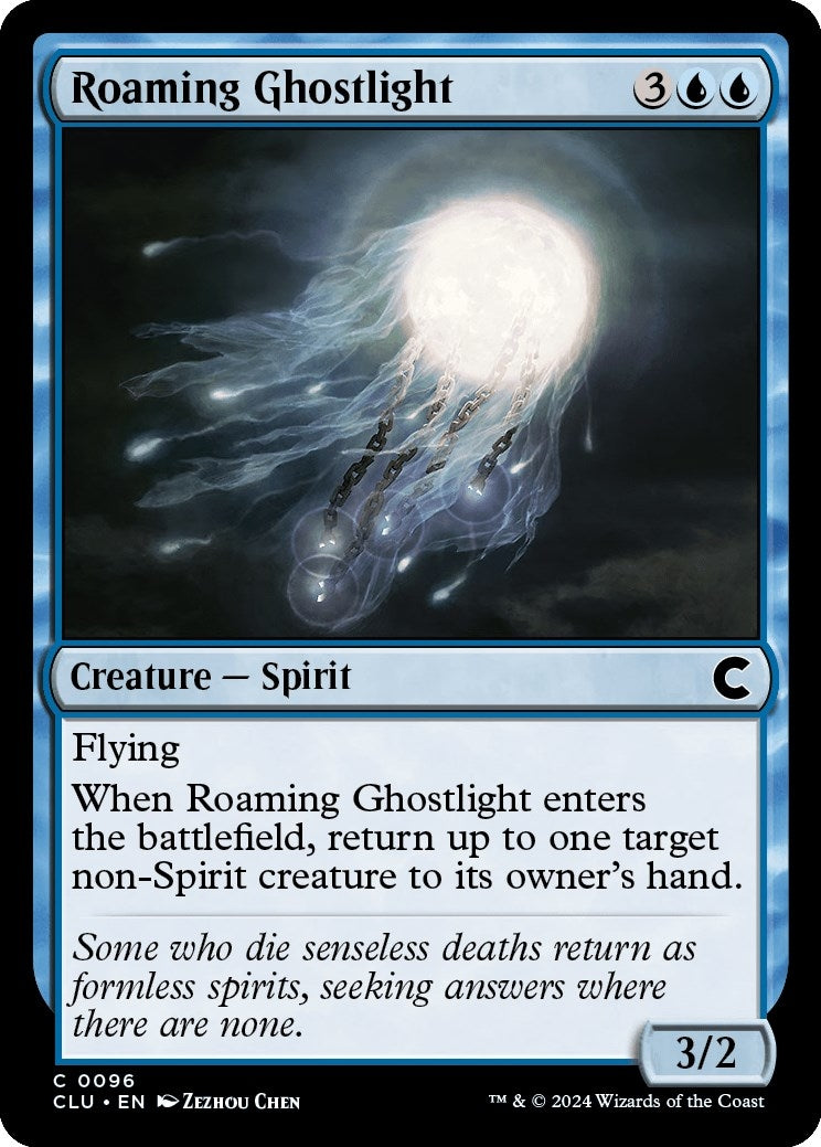 Image for Roaming Ghostlight (96) (CLU) - Magic: The Gathering