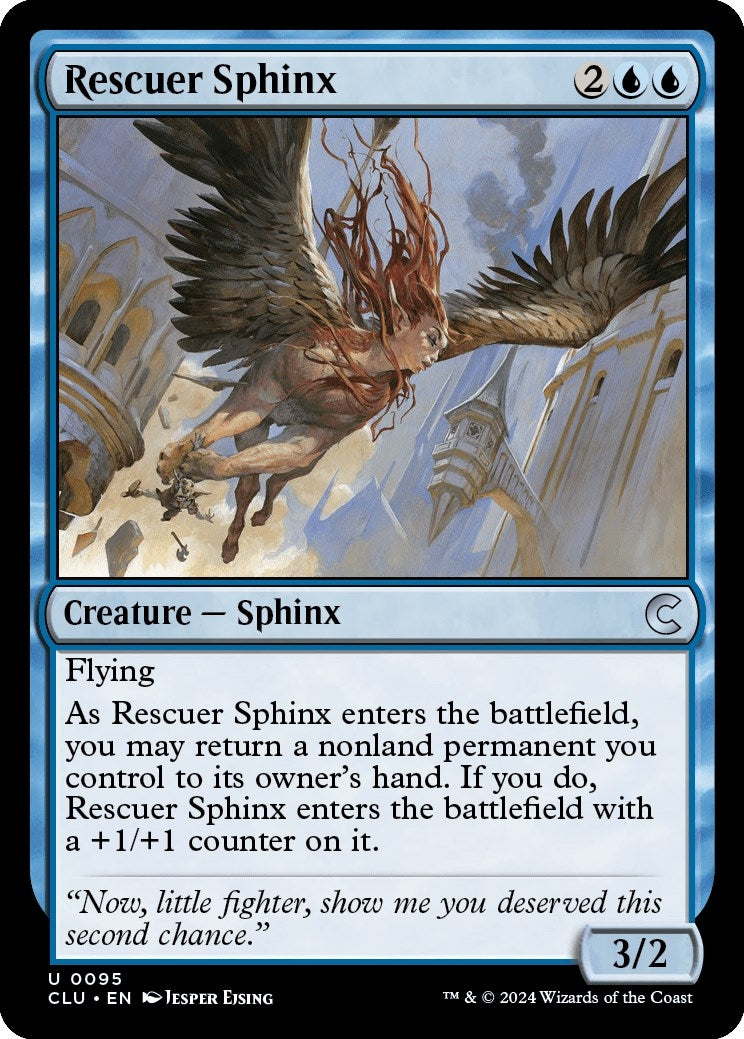 Image for Rescuer Sphinx (95) (CLU) - Magic: The Gathering