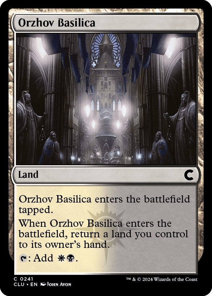 Image for Orzhov Basilica (241) (CLU) - Magic: The Gathering