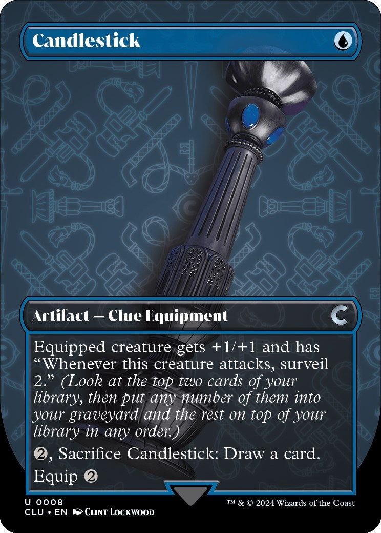 Image for Candlestick (Borderless) (8) (CLU) - Magic: The Gathering
