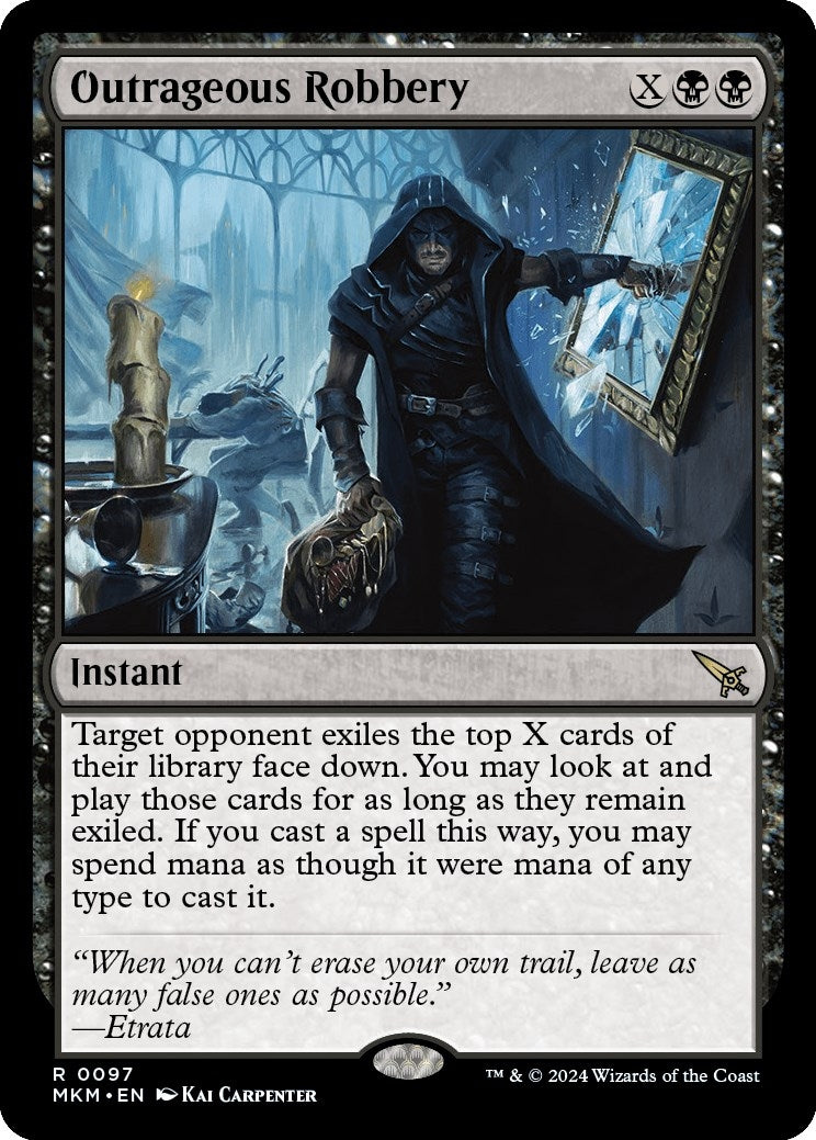 Image for Outrageous Robbery (97) (MKM) - Magic: The Gathering