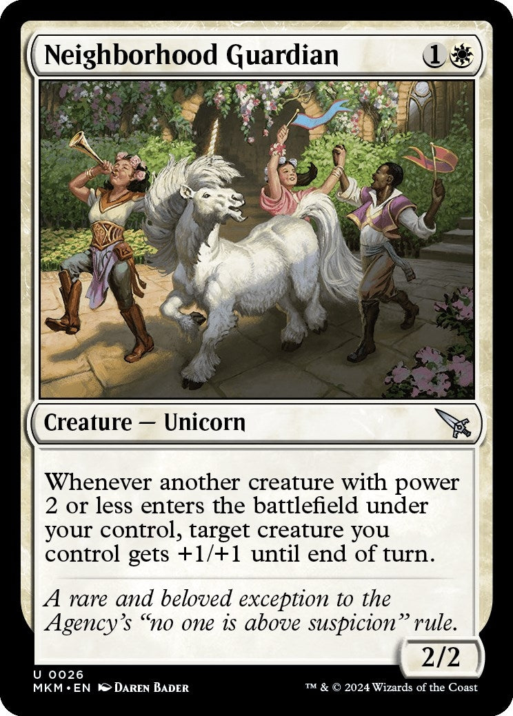 Image for Neighborhood Guardian (26) (MKM) - Magic: The Gathering