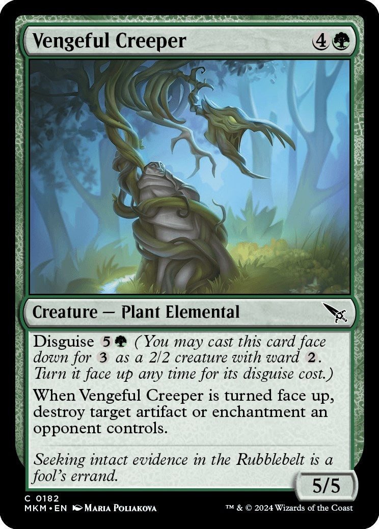 Image for Vengeful Creeper (182) (MKM) - Magic: The Gathering