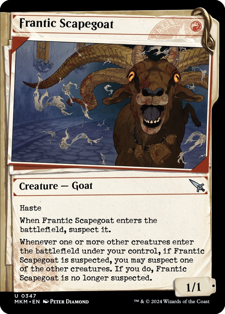 Image for Frantic Scapegoat (Showcase) (347) (MKM) - Magic: The Gathering