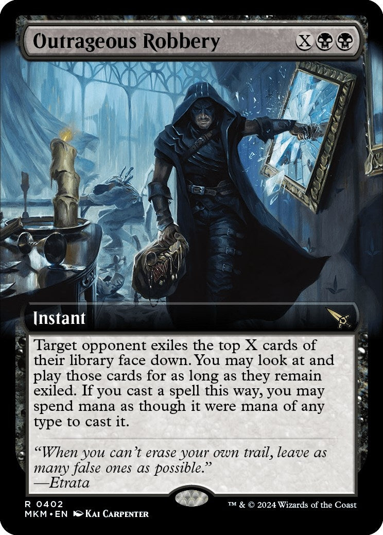 Image for Outrageous Robbery (Extended Art) (402) (MKM) - Magic: The Gathering
