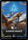 Image for Azorius Senate Theme Card (1) (CLU) - Magic: The Gathering