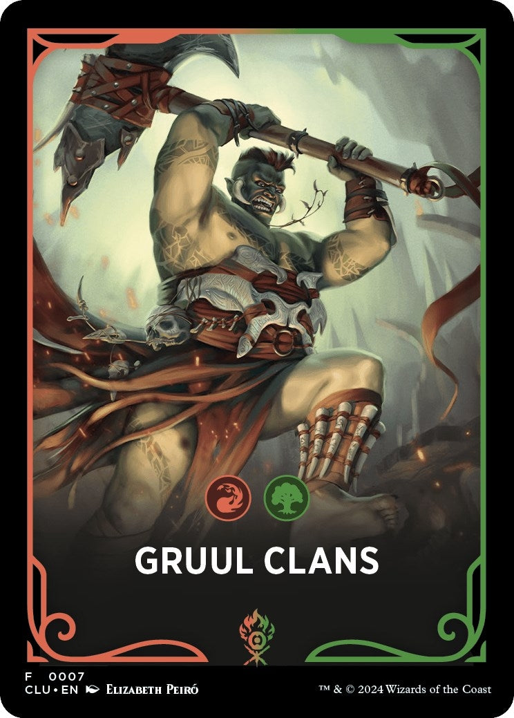 Image for Gruul Clans Theme Card (7) (CLU) - Magic: The Gathering