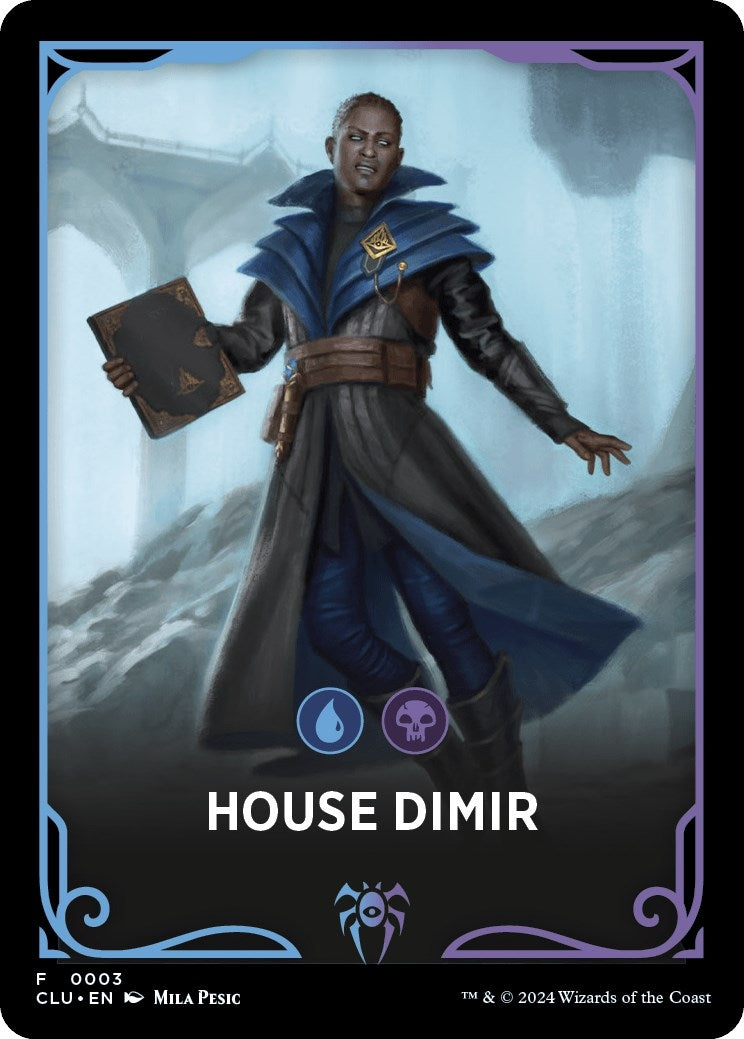 Image for House Dimir Theme Card (3) (CLU) - Magic: The Gathering
