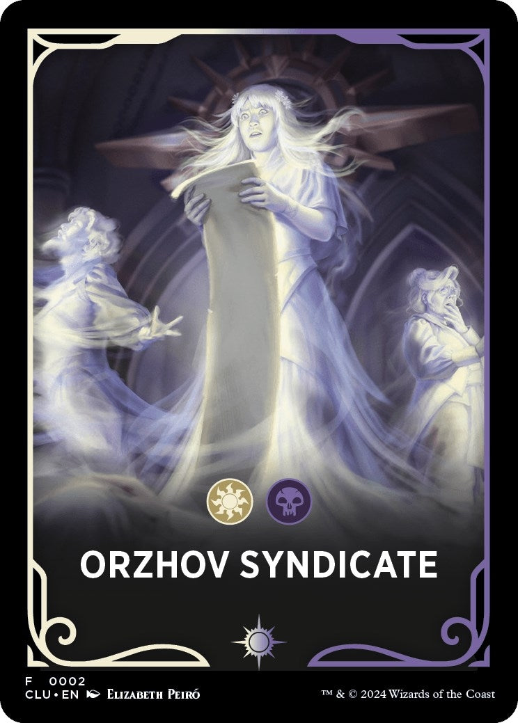Image for Orzhov Syndicate Theme Card (2) (CLU) - Magic: The Gathering
