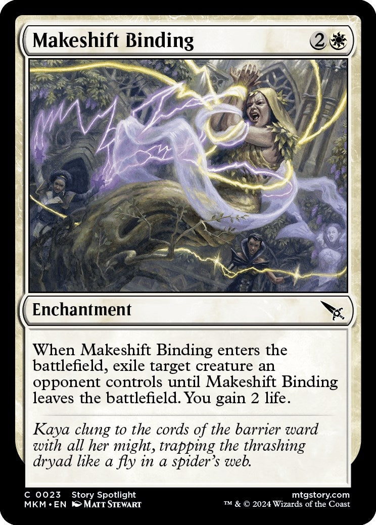 Image for Makeshift Binding (23) (MKM) - Magic: The Gathering