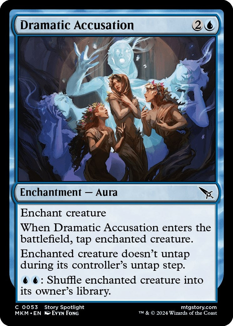 Image for Dramatic Accusation (53) (MKM) - Magic: The Gathering