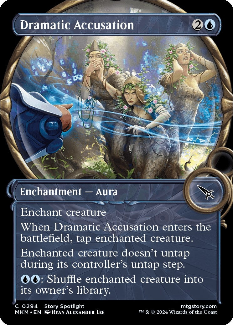 Image for Dramatic Accusation (Showcase) (294) (MKM) - Magic: The Gathering