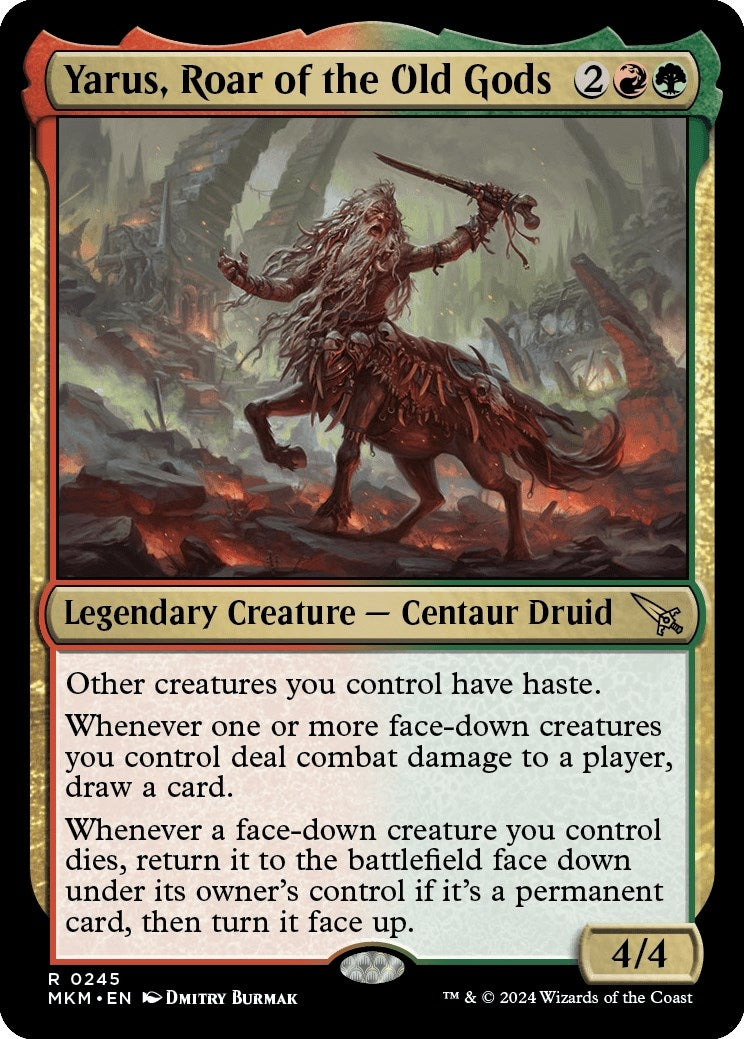 Image for Yarus, Roar of the Old Gods (245) (MKM) - Magic: The Gathering