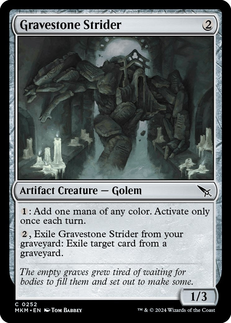 Image for Gravestone Strider (252) (MKM) - Magic: The Gathering