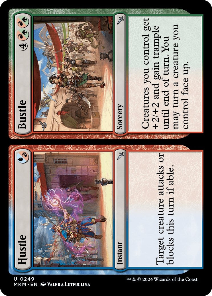 Image for Hustle // Bustle (249) (MKM) - Magic: The Gathering