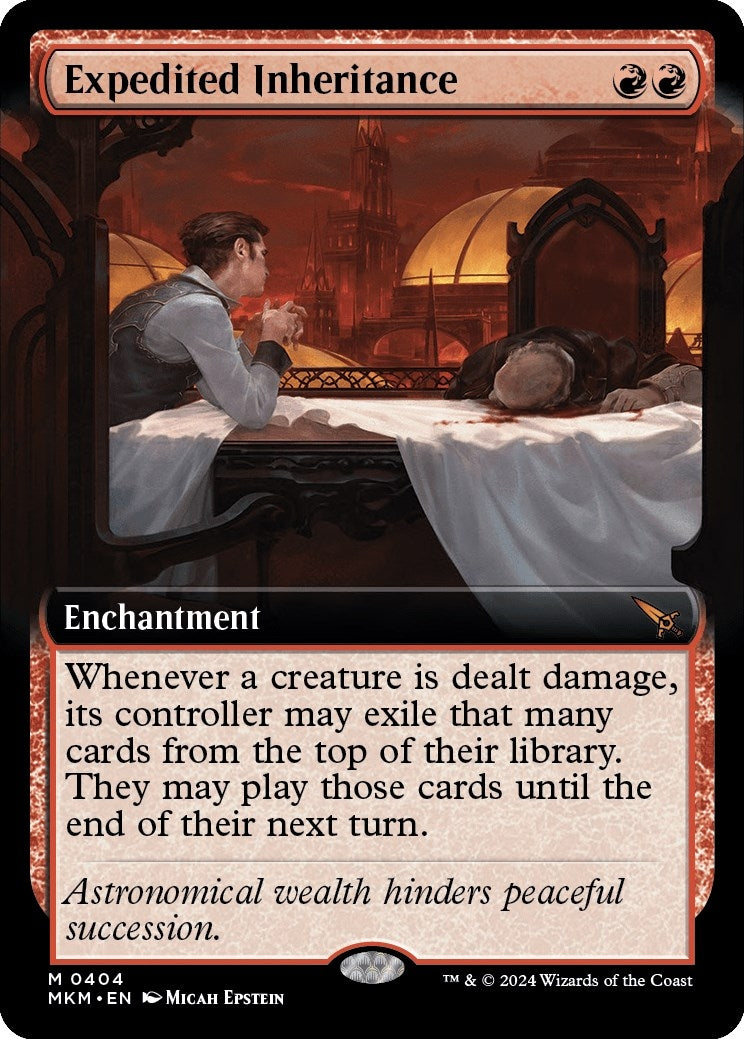 Image for Expedited Inheritance (Extended Art) (404) (MKM) - Magic: The Gathering