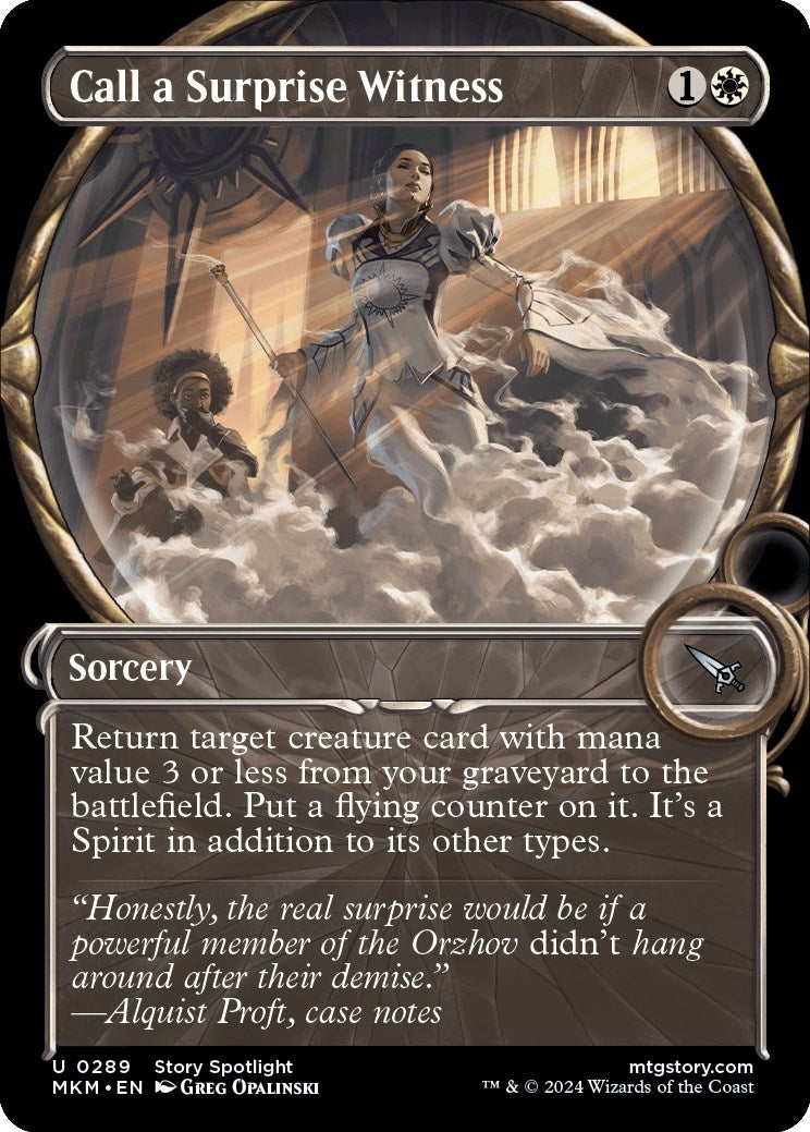 Image for Call a Surprise Witness (Showcase) (289) (MKM) - Magic: The Gathering