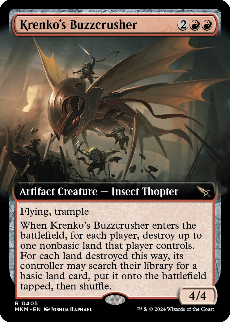 Image for Krenko's Buzzcrusher (Extended Art) (405) (MKM) - Magic: The Gathering