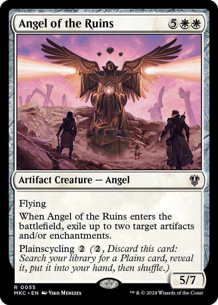 Image for Angel of the Ruins (55) (MKC) - Magic: The Gathering